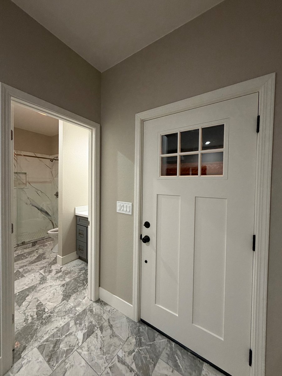 Bathroom & Front Door