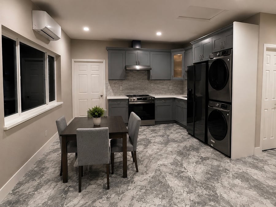 Dining Kitchen Setup