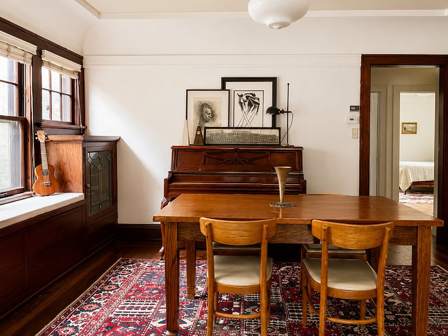 Dining Room with Piano
