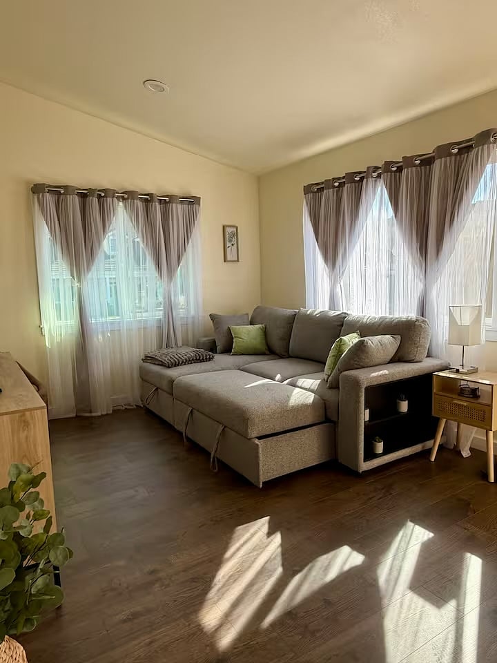 Fold out sofa bed - full size.