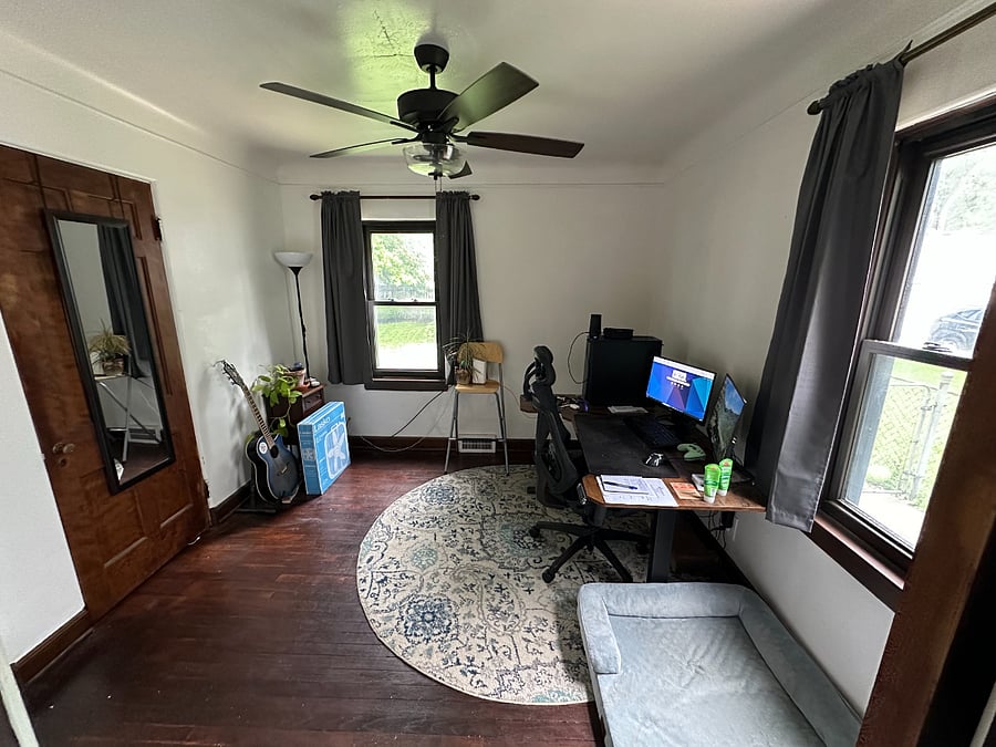 Main floor office - can be used as third bedroom
