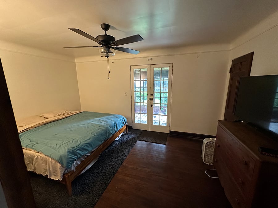 Bedroom 1 with king bed