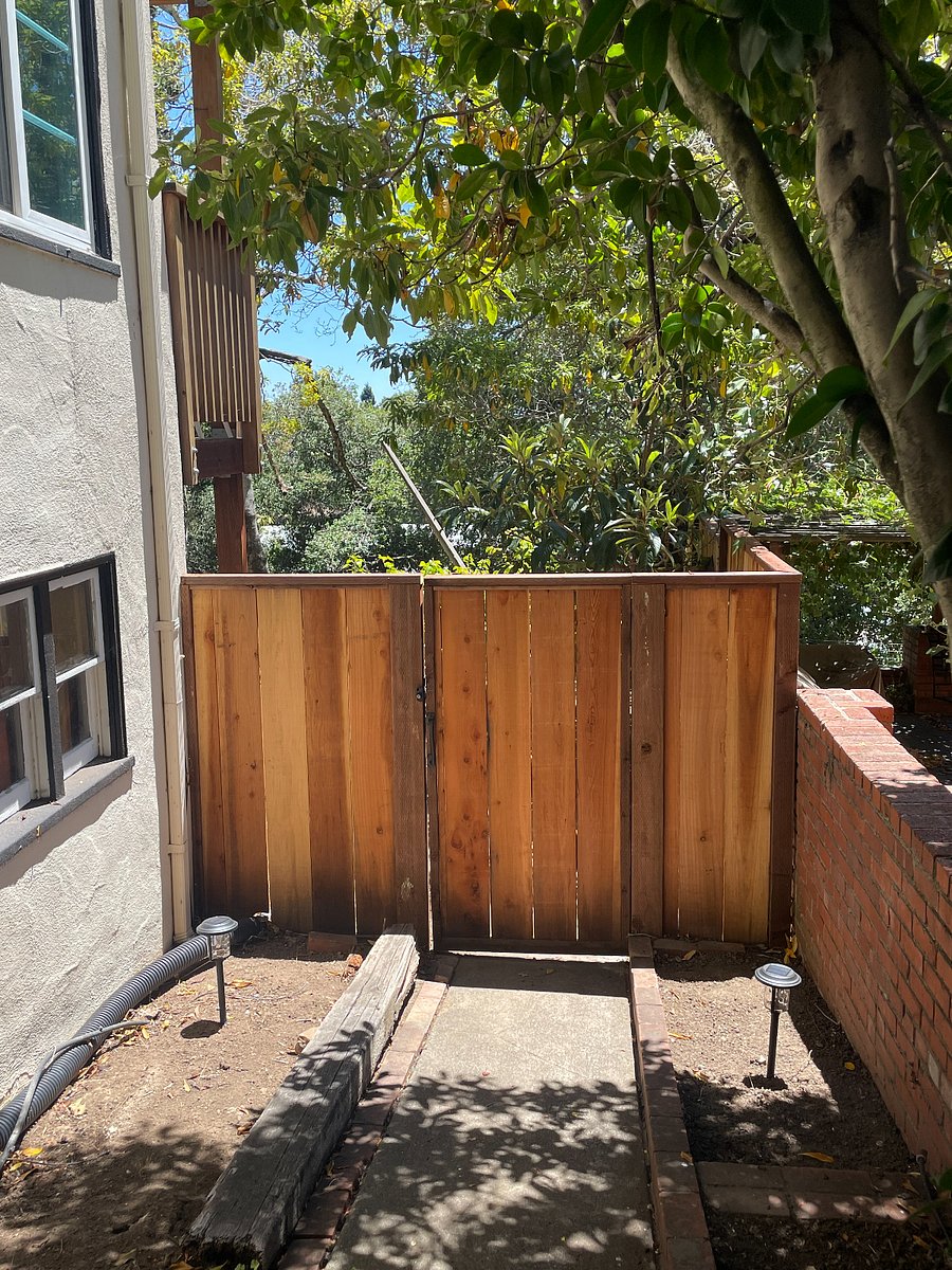 Keyed Gate to Separate Entrance