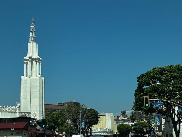 Westwood Village within six blocks