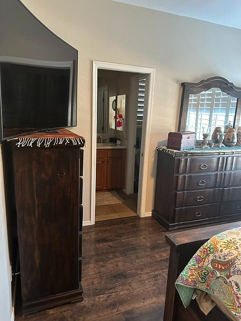 Bathroom entrance into Bedroom 2