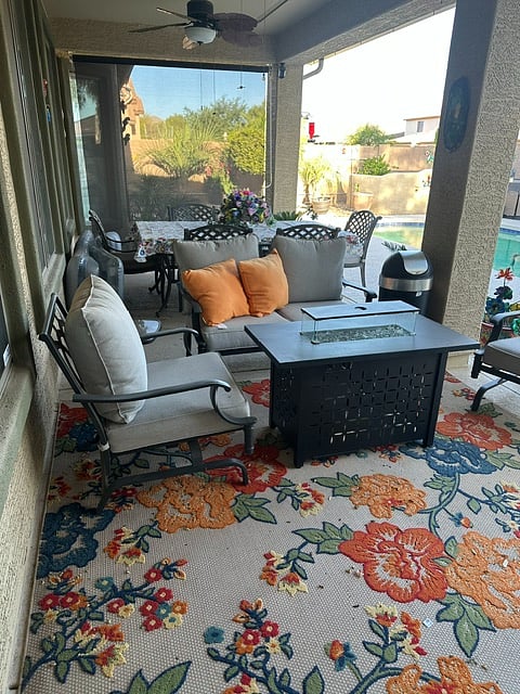 Back patio