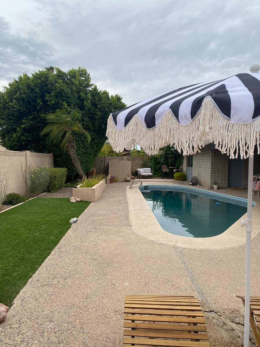 plenty of room for a pup to run, you to soak in the sun or pool, and relax outside