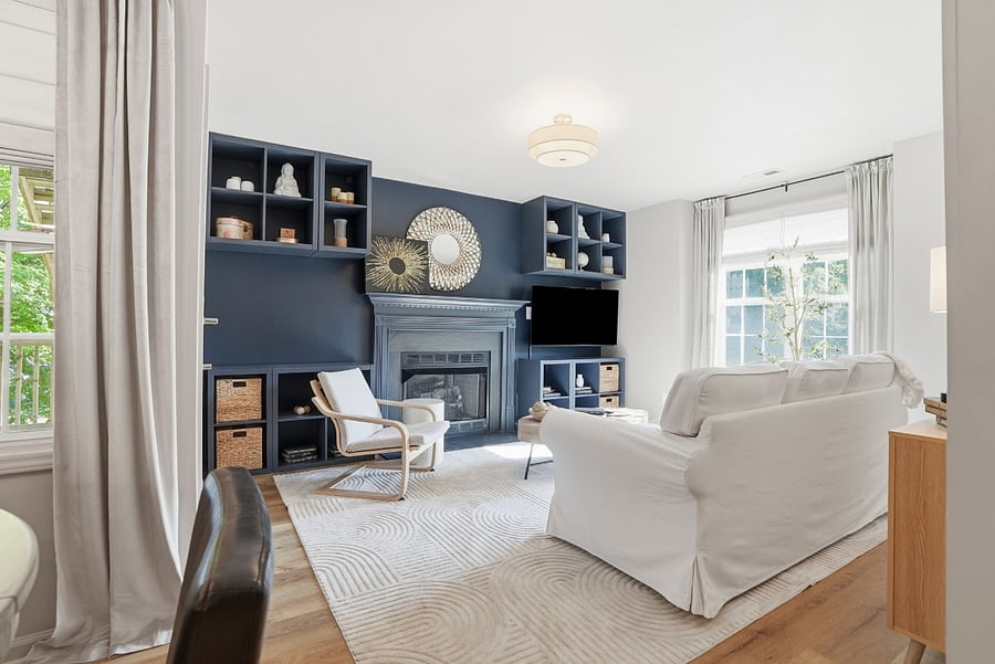 Shared Living Room with Smart TV & Seating