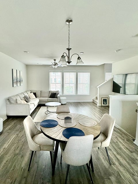 open concept living room 