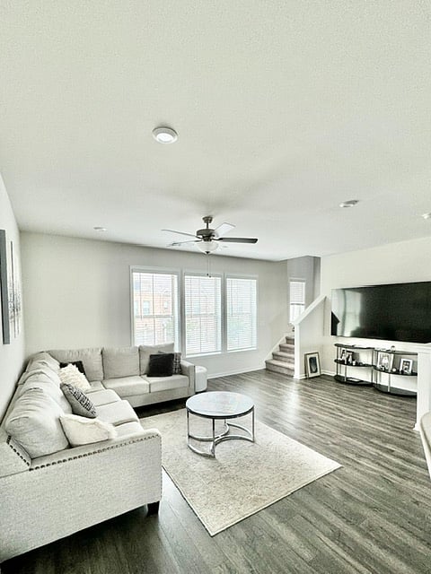 open concept living room 