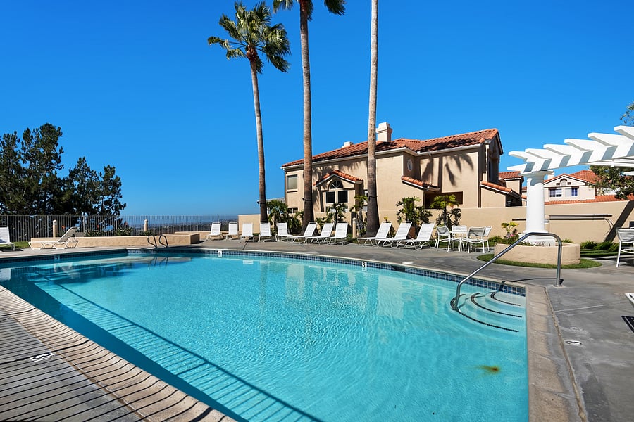 Ocean-view pool is right across the street.