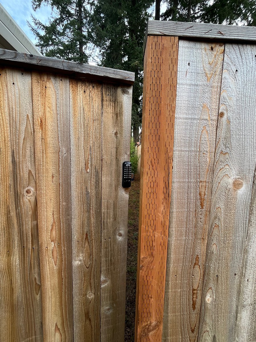 Keypad on gate
