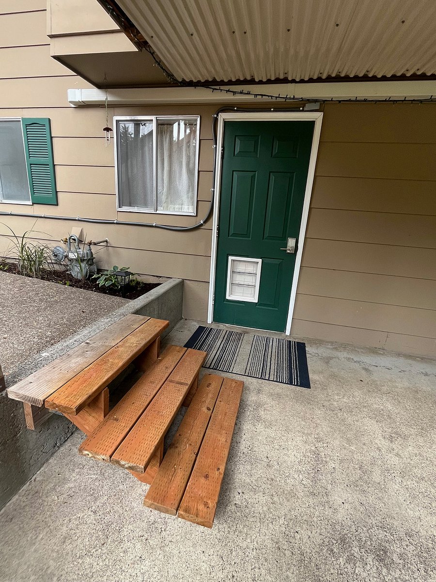 Stairs to entrance