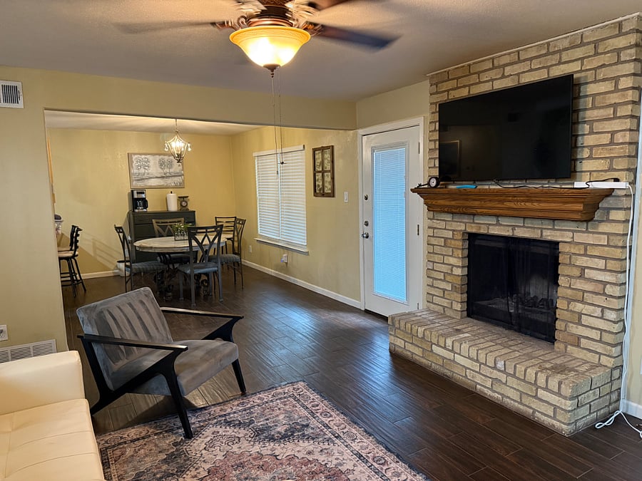 Livingroom to Dining Room View