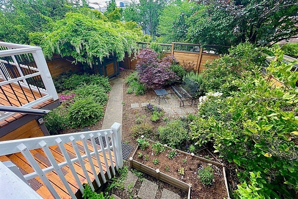 Private fenced garden for morning coffee, evening drinks, or quiet downtime.