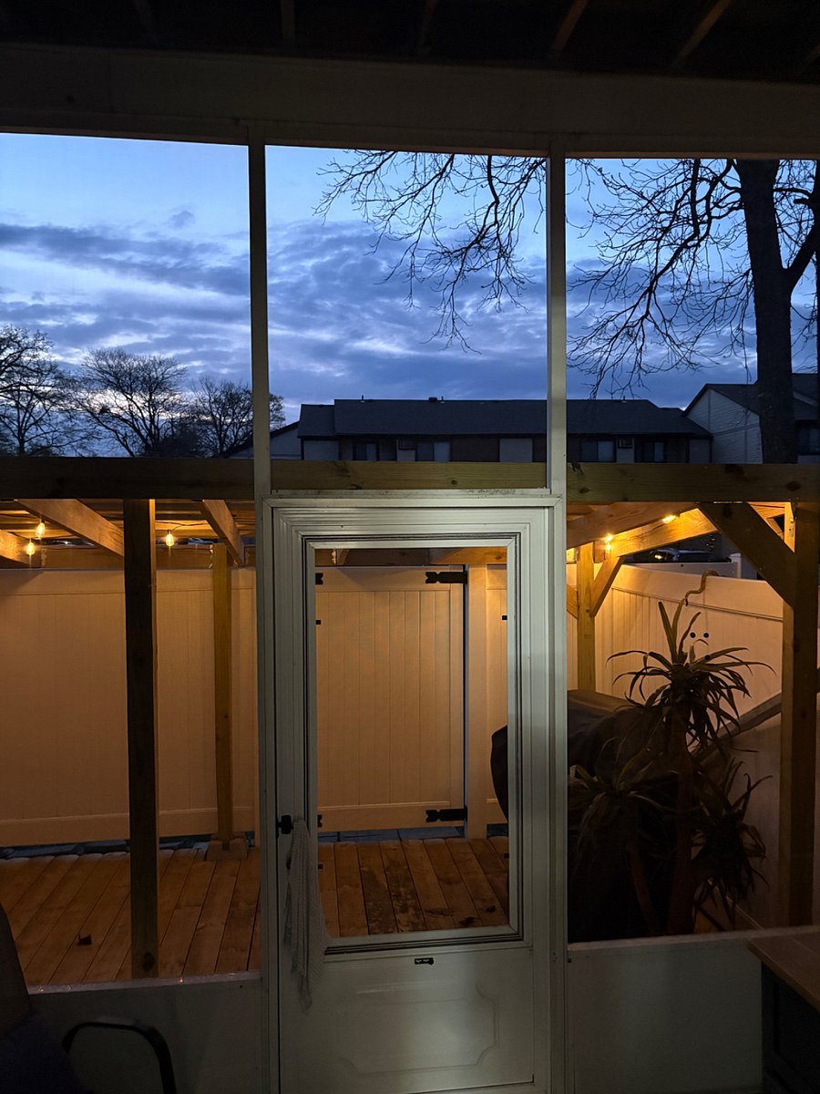Outside patio