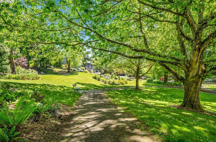 Cathedral Park, just steps away