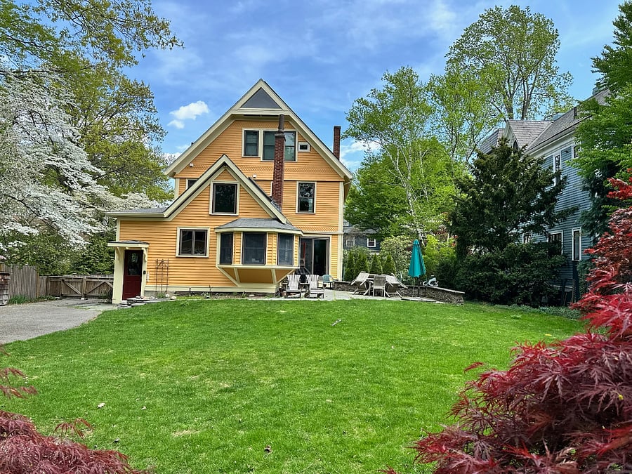 Backyard in Spring