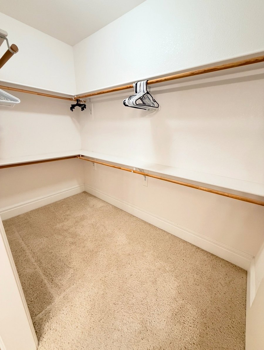 Primary walk-in closet