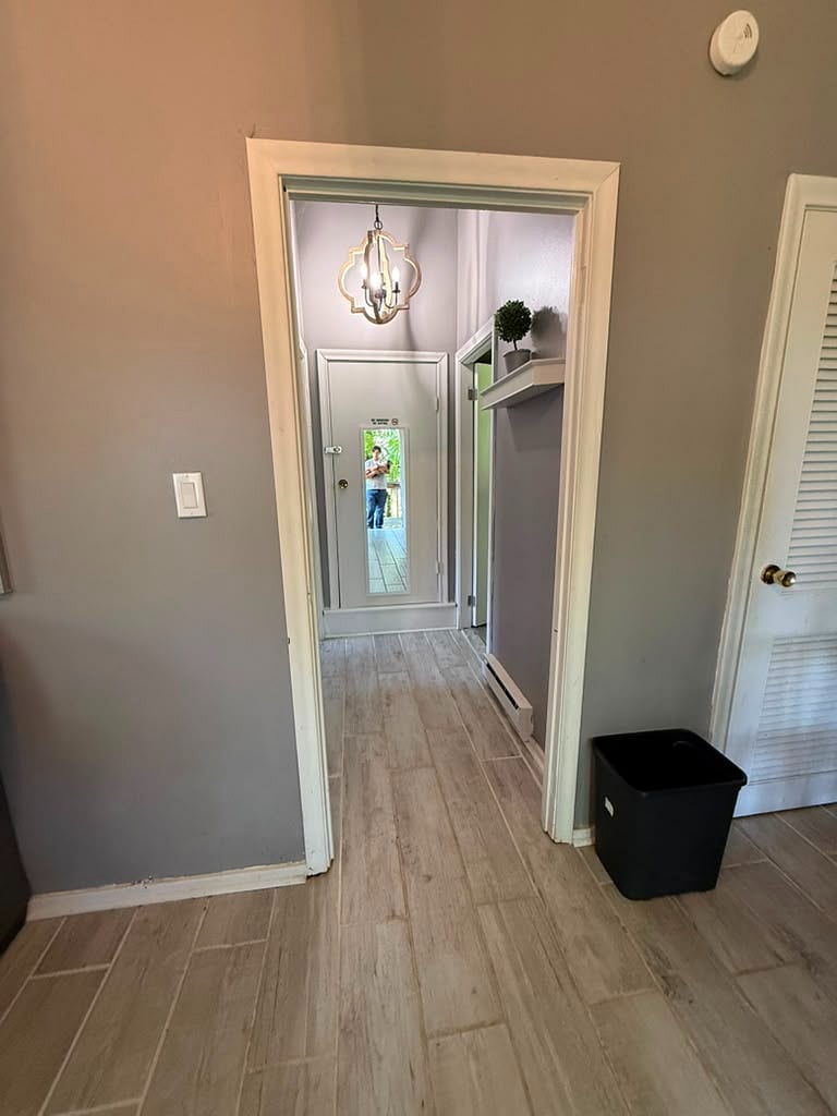 FURNISHED APT HALLWAY TO THE BEDROOM