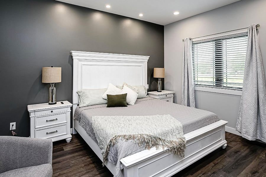Master bed, King bed