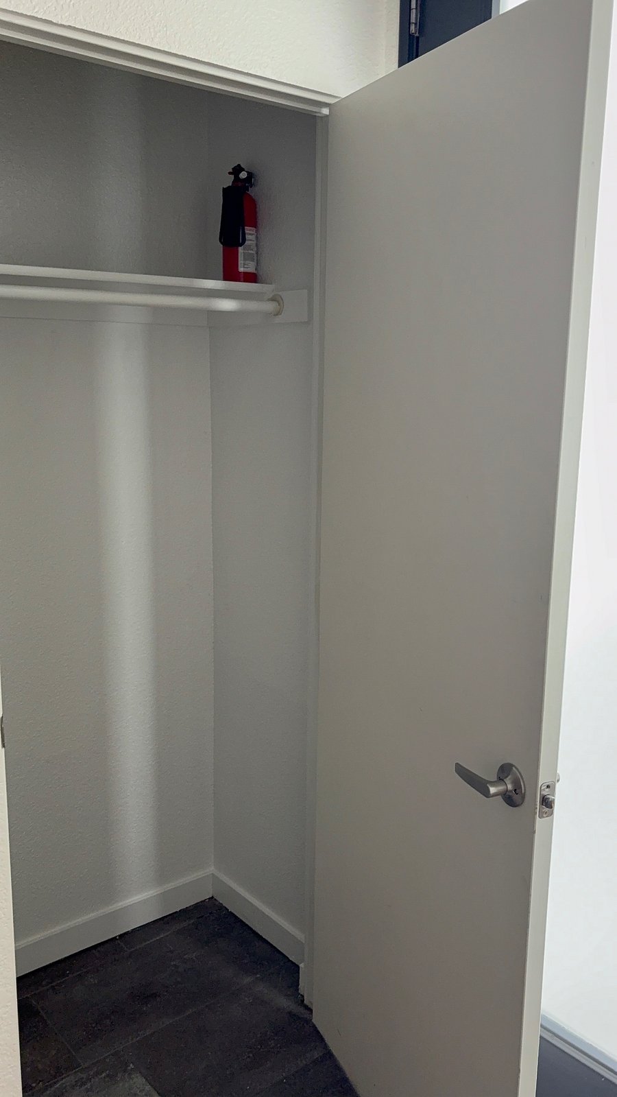 Coat closet inside front door
