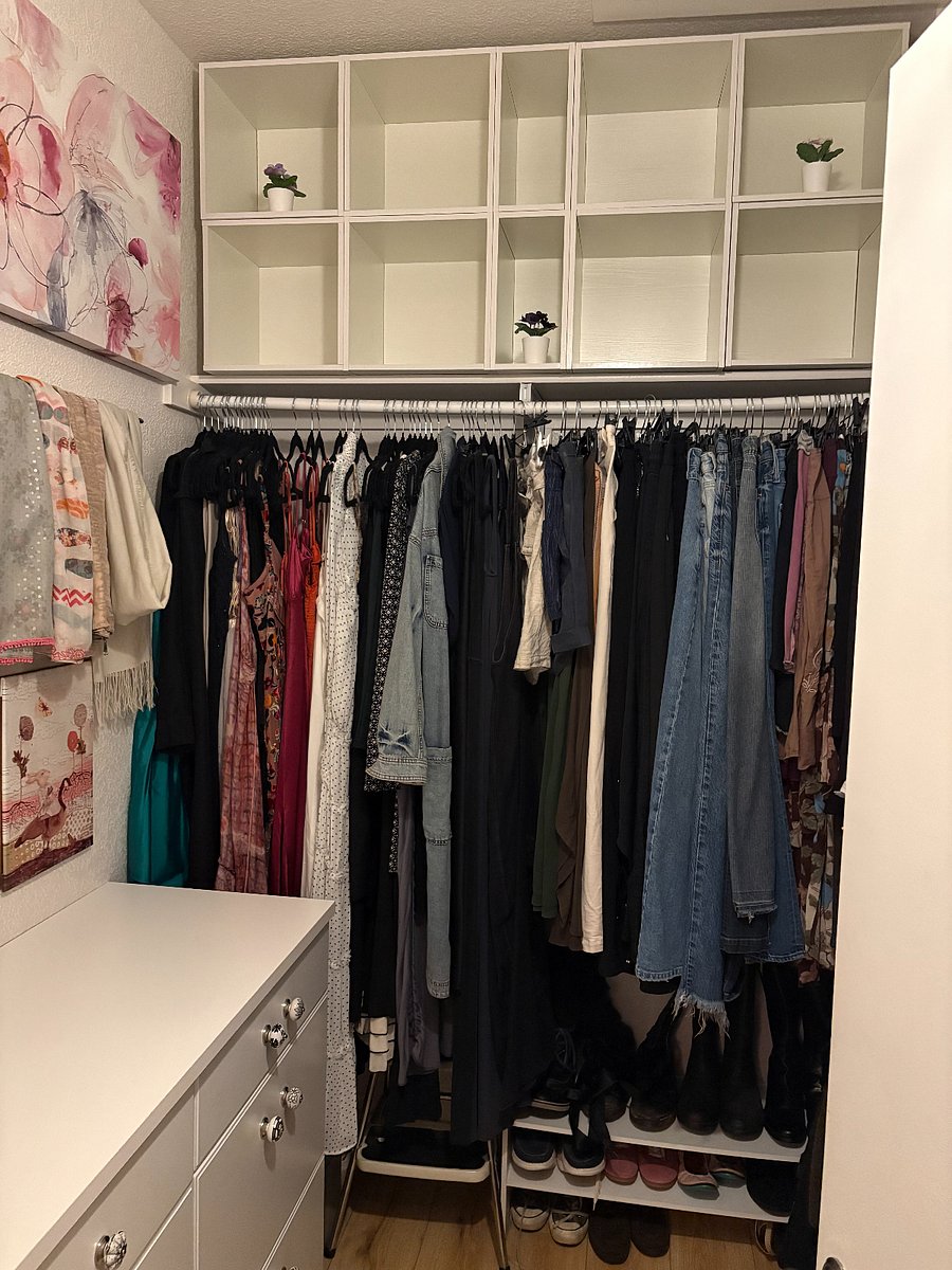 Third floor walk in closet