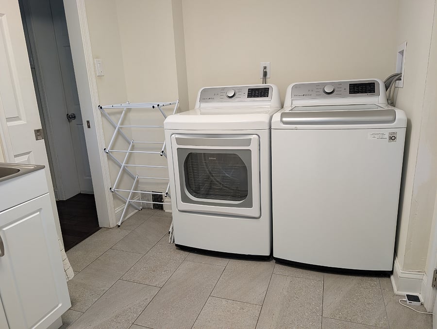 Large capacity washer & dryer