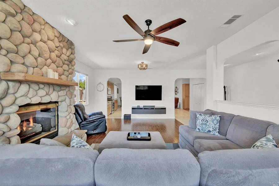 The living room