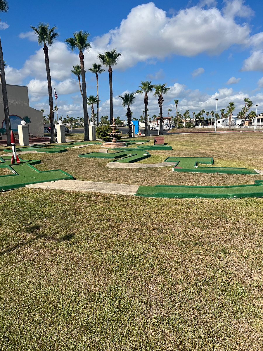 This is an old photo pre-remodeling of the miniature golf course.