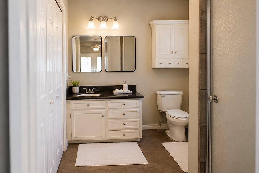 master bath with walk in shower
