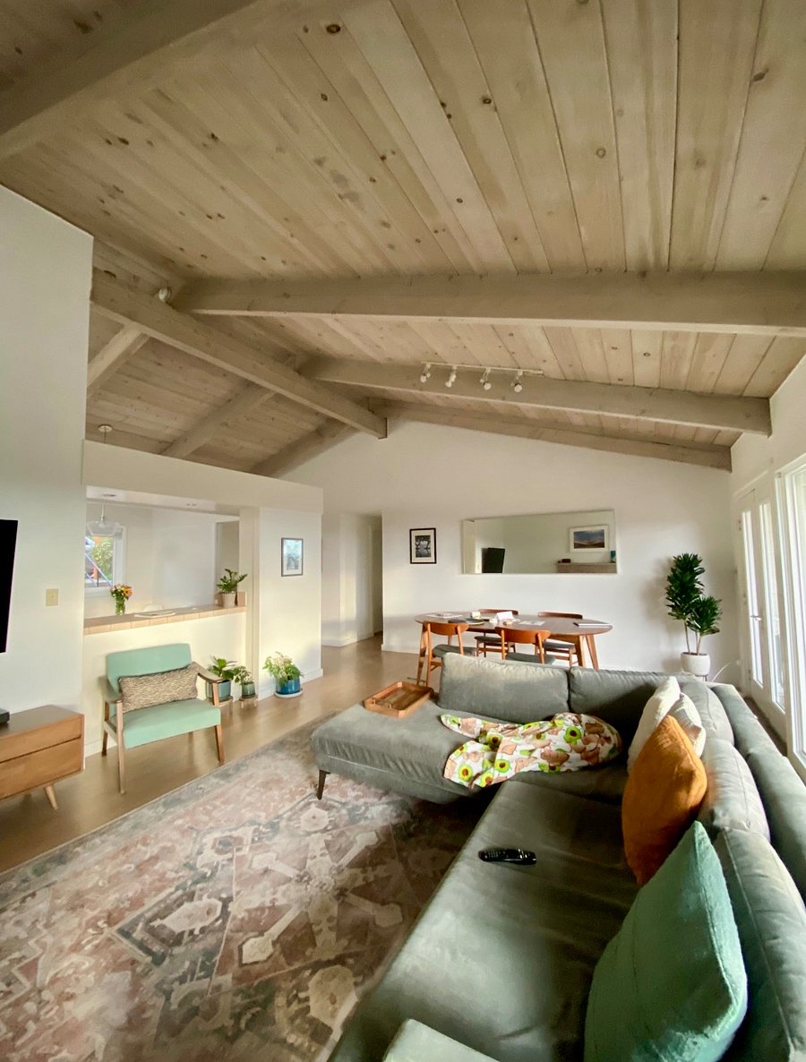 Main living and dining area.