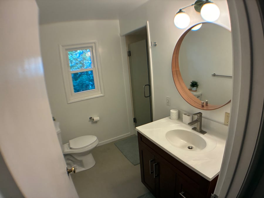 Second bathroom downstairs.