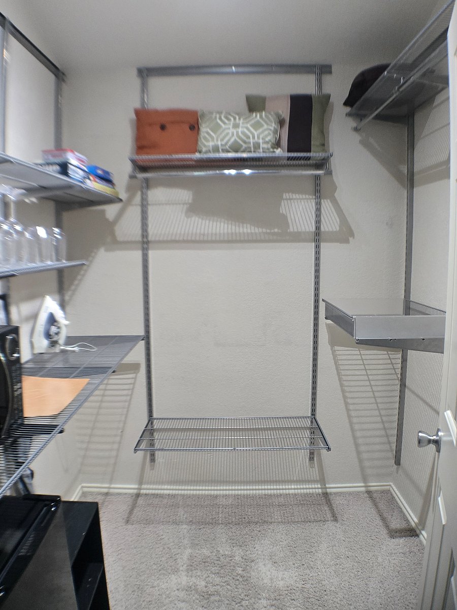 Shelves can be re-arranges for your needs
