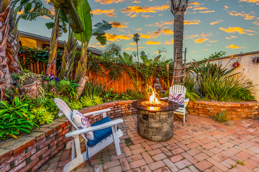Gather by the fire pit