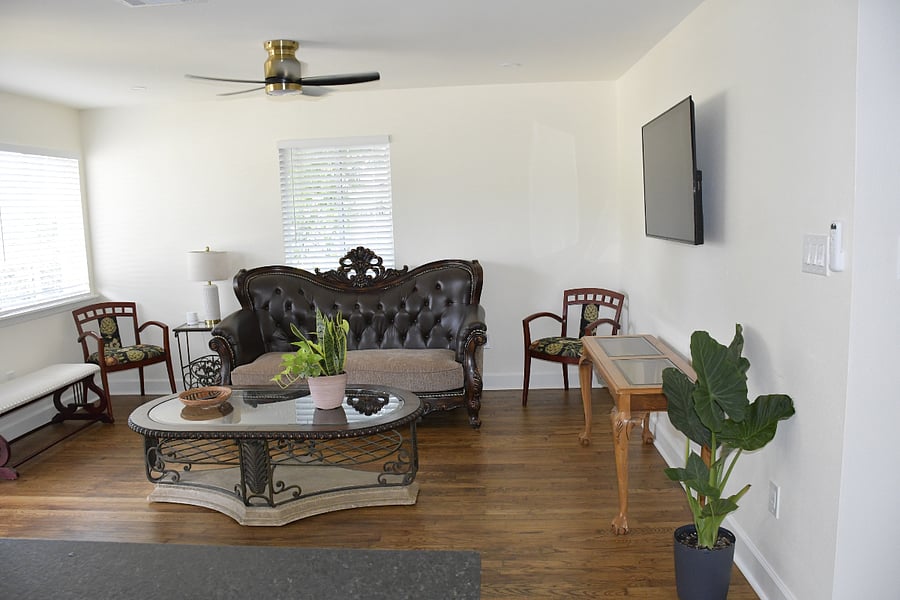 Our cozy living room!  