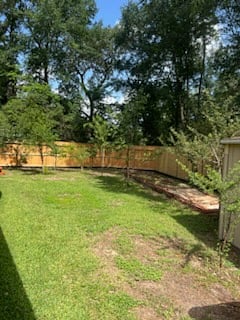 Huge backyard