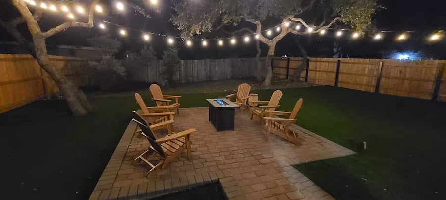 Outside living area