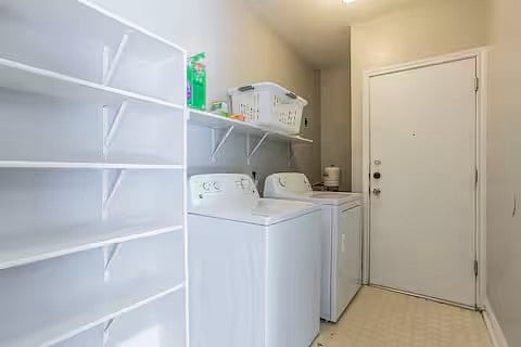 laundry room and pantry