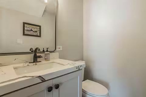Downstairs half bath