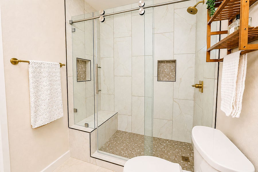 Walk-in Shower with Bench Seat