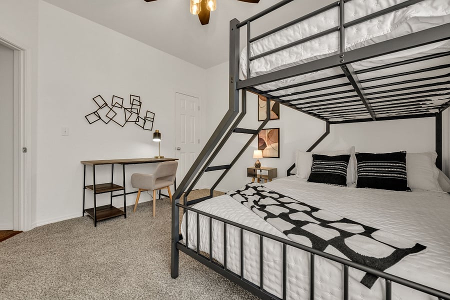 Desk/work space.