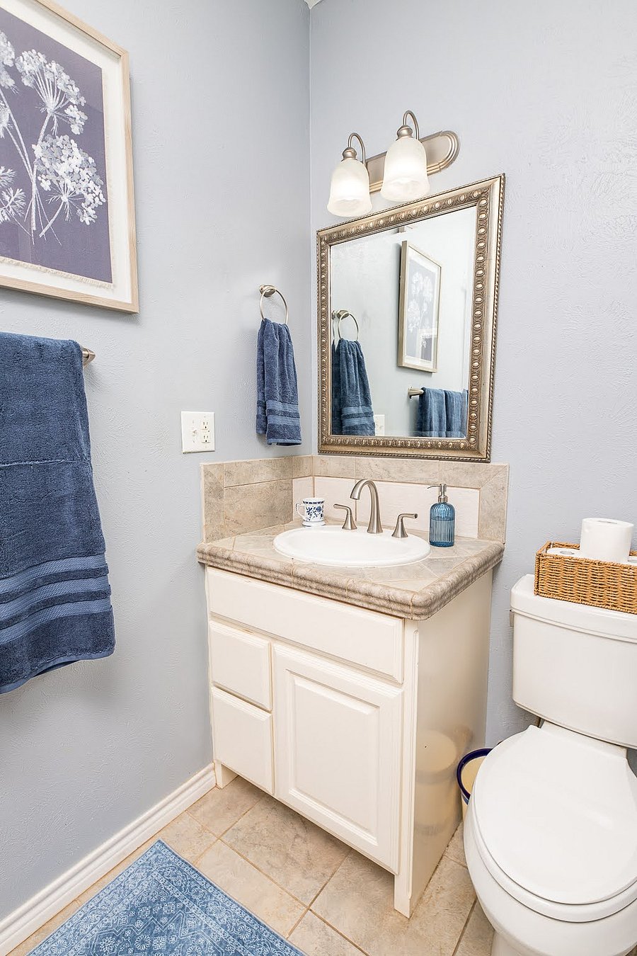 Vanity one of two in the primary ensuite bathroom.
