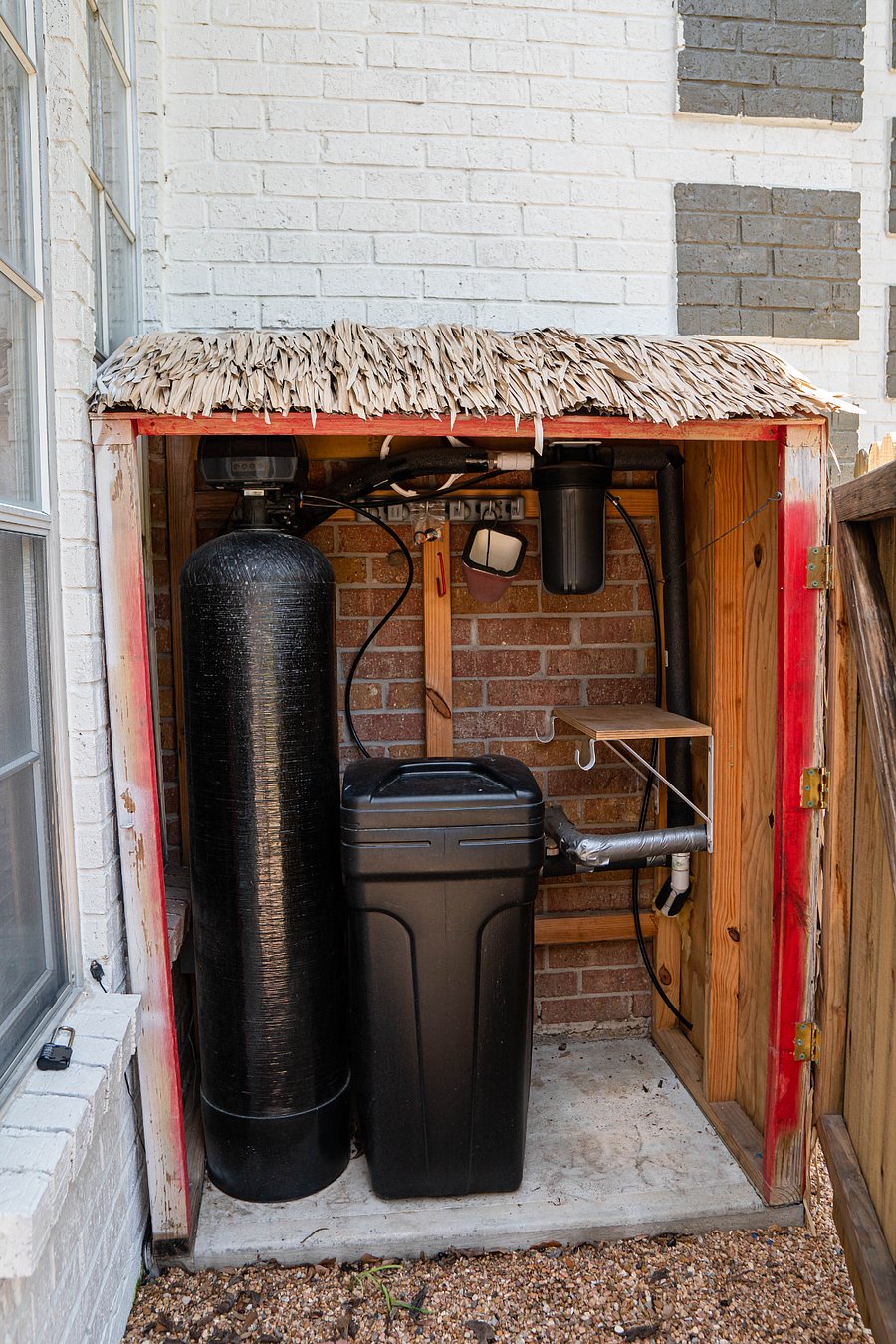 Whole house water softener system