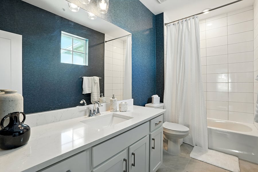 Third bedroom bathroom