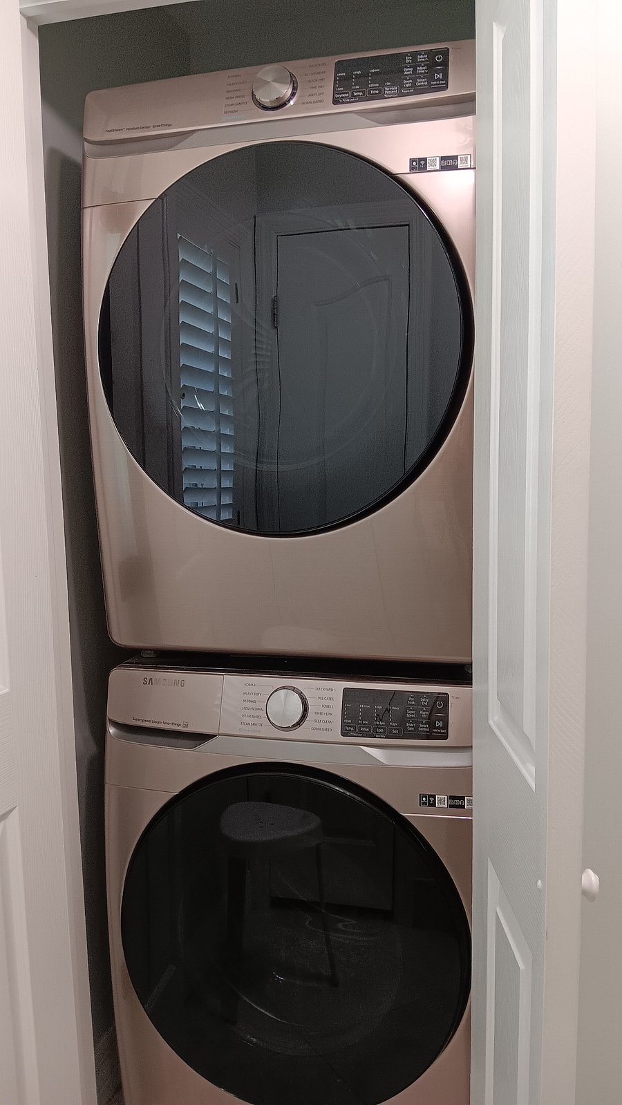 Washer and dryer in second bathroom