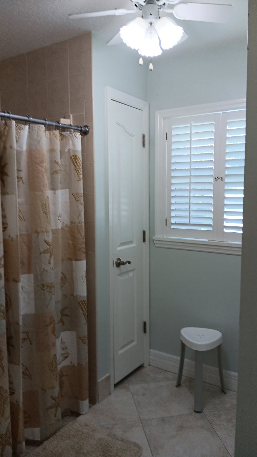 Second bathroom with shower