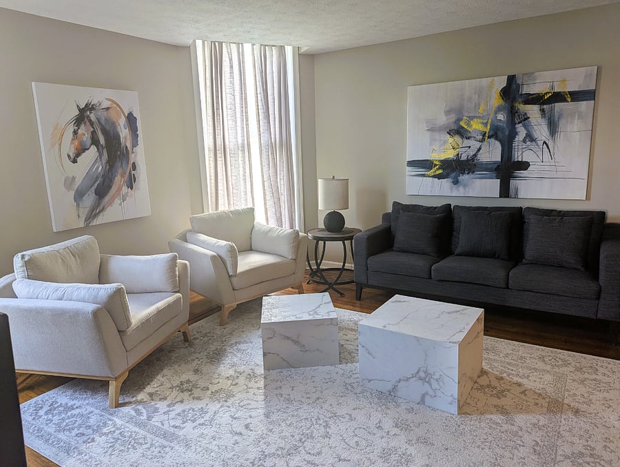 Unit 1 Living room - 2