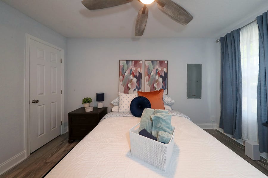 another view of the white sand