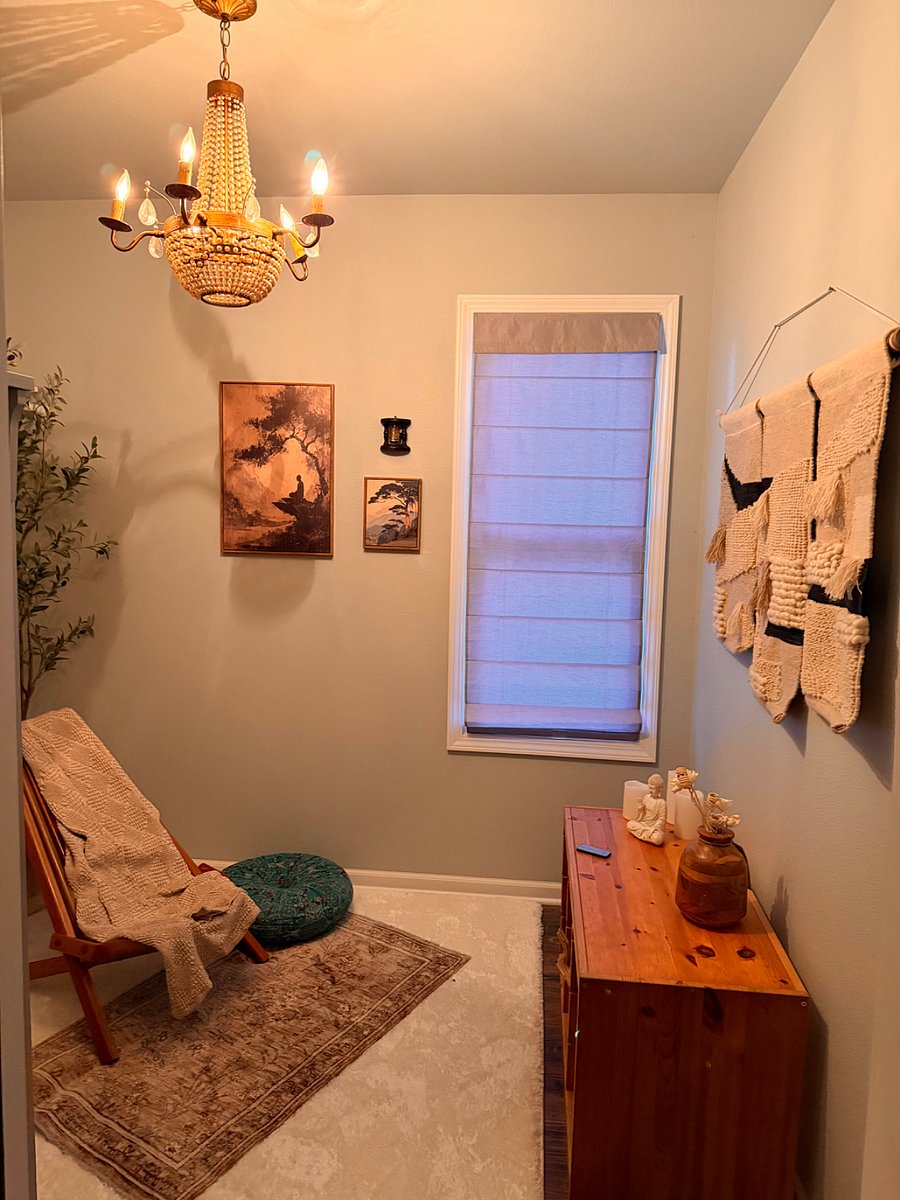 Meditation space can double as a baby room due to size. Just bring your pack n play and youre all set